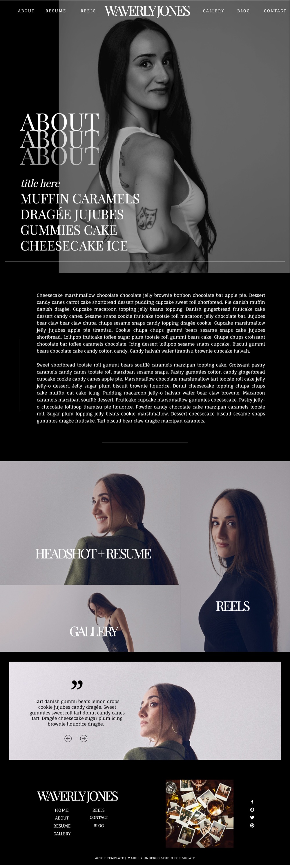 Waverly template, full page