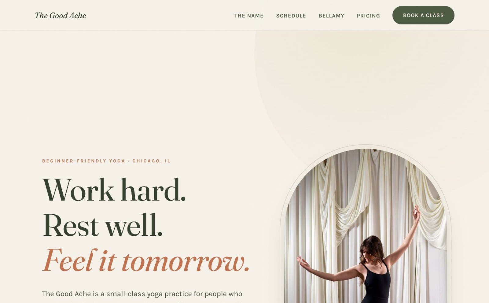 The Good Ache website