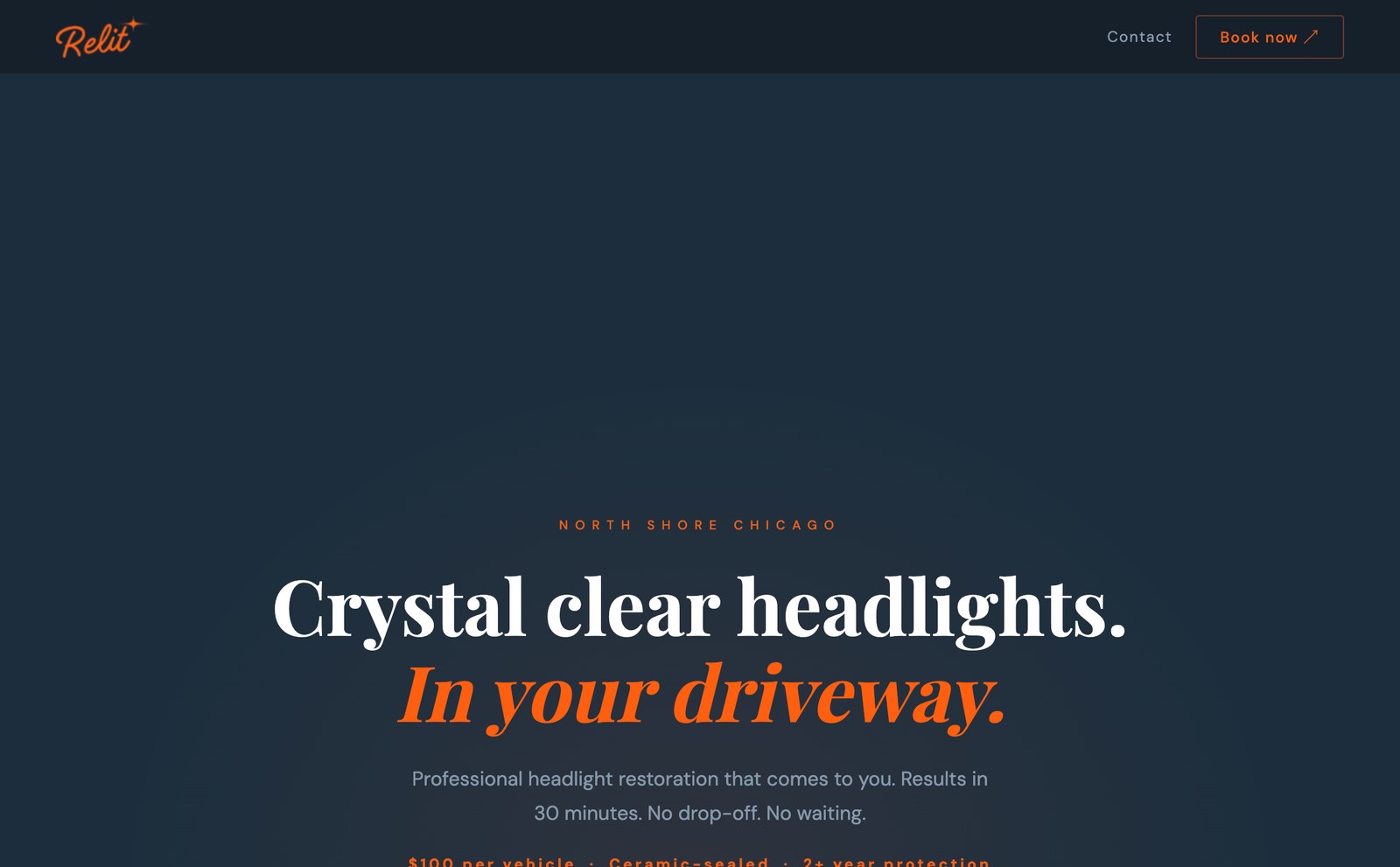 Relit Auto website